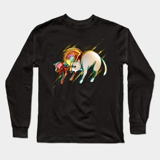 Electric Cat Long Sleeve T-Shirt